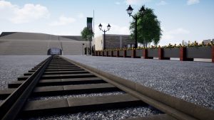نمایی از مدل مفهومی BIM تهیه شده برای پروژه قطار شهری